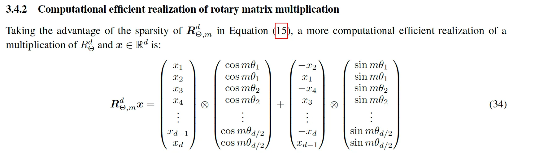 Rotary Positional Embeddings (RoPE)